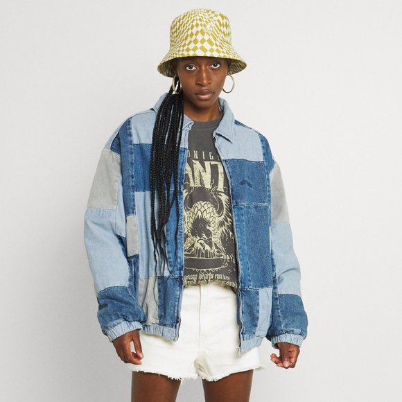 🌸SALE🌸 BDG Oversized Patchwork Bomber Jacket - Picture 16 of 16